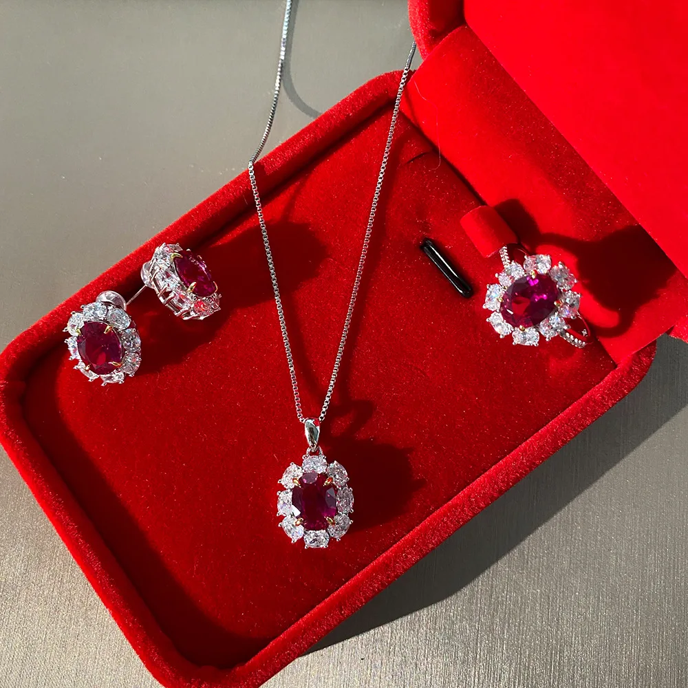 ruby diamond necklace