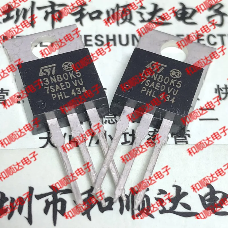 5 шт./13N80K5 STP13N80K5-220 800V 12A