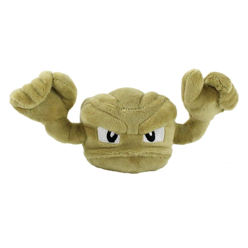 12-20 см Geodude Bellsprout Hitmonlee гусеница утопленный эксанс погремута сколипеда Lickitung Machop Lucario плюшевые игрушки Животные Кукла - Цвет: 12cm Geodude