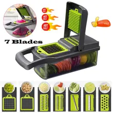 7 в 1 овощерезка еда салат инструмент для нарезания фруктов слайсер измельчитель кухня