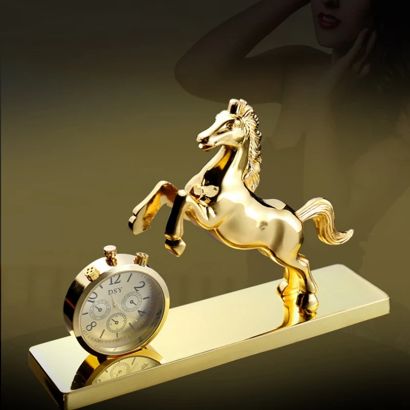 Автомобильный парфюм Lucky Horse олень духи часы авто украшение интерьера освежитель воздуха орнамент подарок