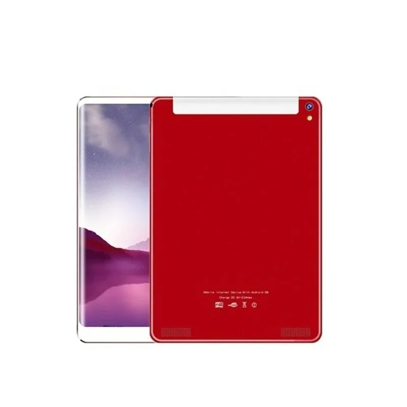 "10,1" дюймовый десять ядер 6G+ 16G/64G/128G Android 7,1 WiFi планшетный ПК двойная SIM Двойная камера задняя 5.0MP ips 4G вызов телефон планшет подарки" - Комплект: RED