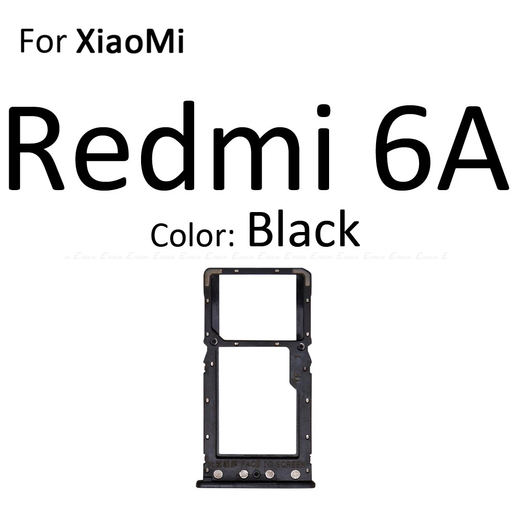 Высокое качество Micro SD/Sim карты лоток гнездо адаптер для XiaoMi Redmi S2 7A 6A Разъем Держатель Слот ридер контейнер запчасти