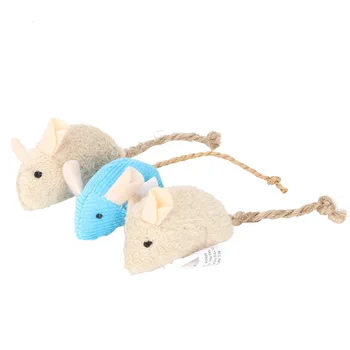 

3pcs/lot Simulation Plush Mice Toy Set With Catnip Pet Interactive Playing Exercise Toy For Cat