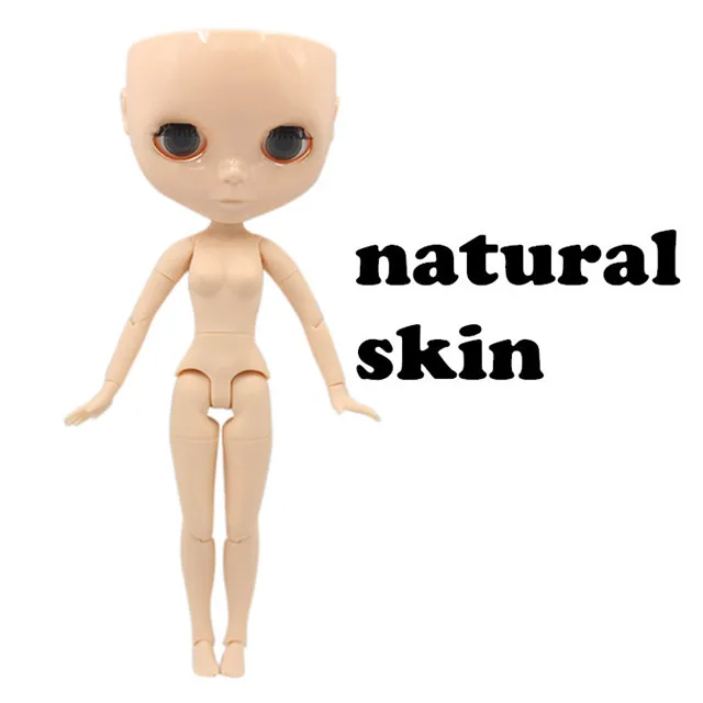 factory blyth doll joint body bjd toy without makeup shiny face for cutom doll DIY 16