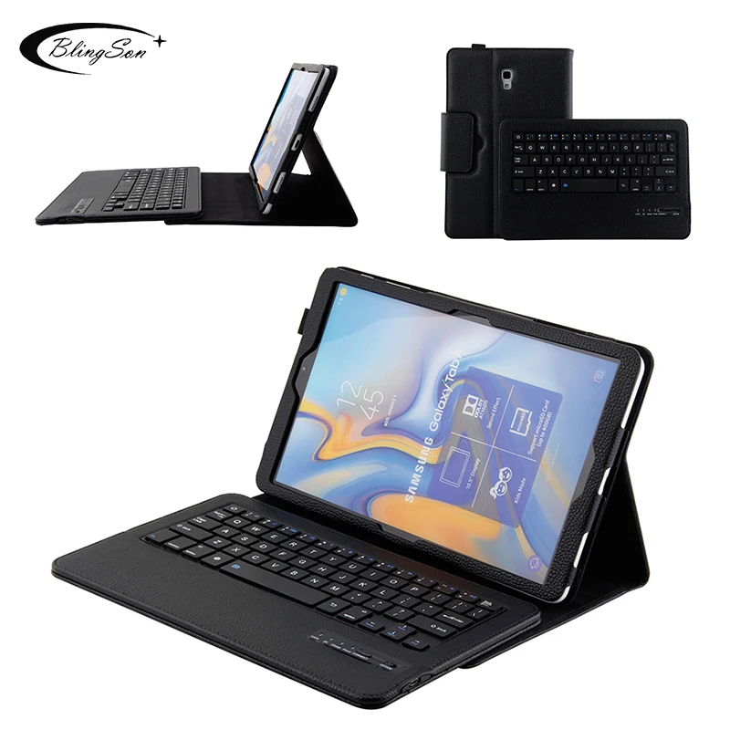 

Чехол с клавиатурой для samsung Galaxy Tab A 10,5 2018, чехол с клавиатурой T590 T595, SM-T590, SM-T595, кожаный чехол