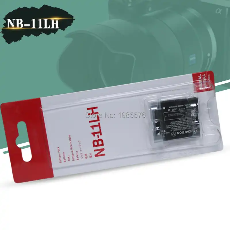 Аккумулятор для Canon PowerShot A2400 A2500 A2600 A3400 A3500 A4000 IS ELPH 320 340 350 HS IXUS 265 с возможностью