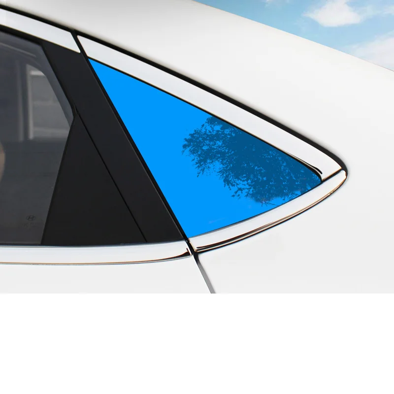 Lsrtw2017 для hyundai Solaris Verna автомобильный задний треугольник окна панели декоративные аксессуары для интерьера