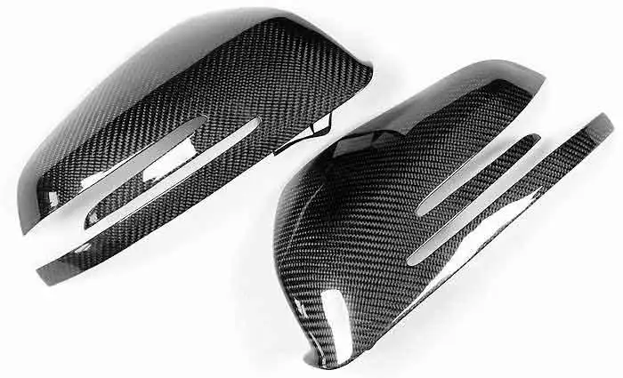 Real carbon fiber side mirror covers for MERCEDES W204 X204 c200 c280 c300 c350 c63 2007-2009