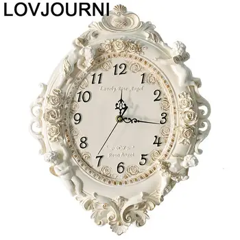 

Wanduhr Watch Orologio Da Parete Grande Shabby Chic Home Decor European Style Klok Reloj Pared Duvar Saati Saat Clock Wall