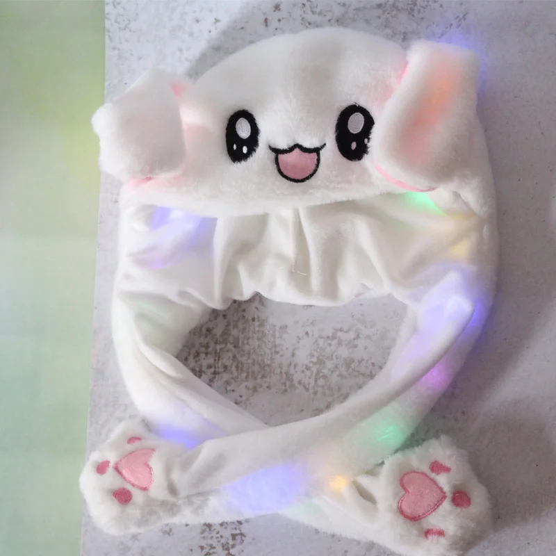 Милый Кролик плюшевая шляпа Забавный Playtoy уха вверх вниз кролик подарок игрушка для детей девушки подруги