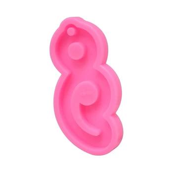 

DIY Comma Period/Maple Leaf Keychain Casting Silicone Mould Crafts Jewelry Pendant Making Tools Crystal Epoxy Resin Mold
