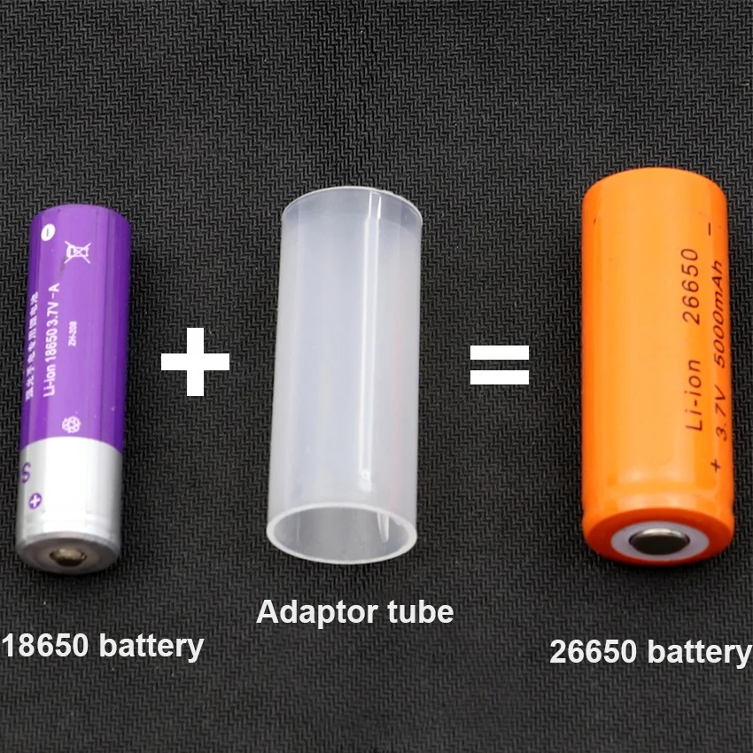 Beimus Adaptateur De Batterie 21700 à 26650 - Cylindre De Conversion Pour Lampes De Poche Et Alimentation Mobile