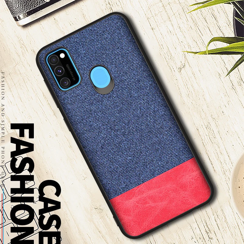 Для samsung Galaxy M30S M10 M20 M30 A10 A20 A30 A40 A50 A60 A70 A80 A10E A20E чехол ТПУ Тканевая обложка на заднюю