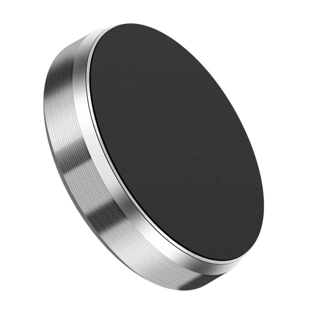 Silver Holder Ankndo универсальная Магнитная автомобильная подставка для телефона Автомобильная навигационная подставка настольная Настенная Наклейка сильный магнит держатель для мобильного телефона - Цвет: Silver Holder