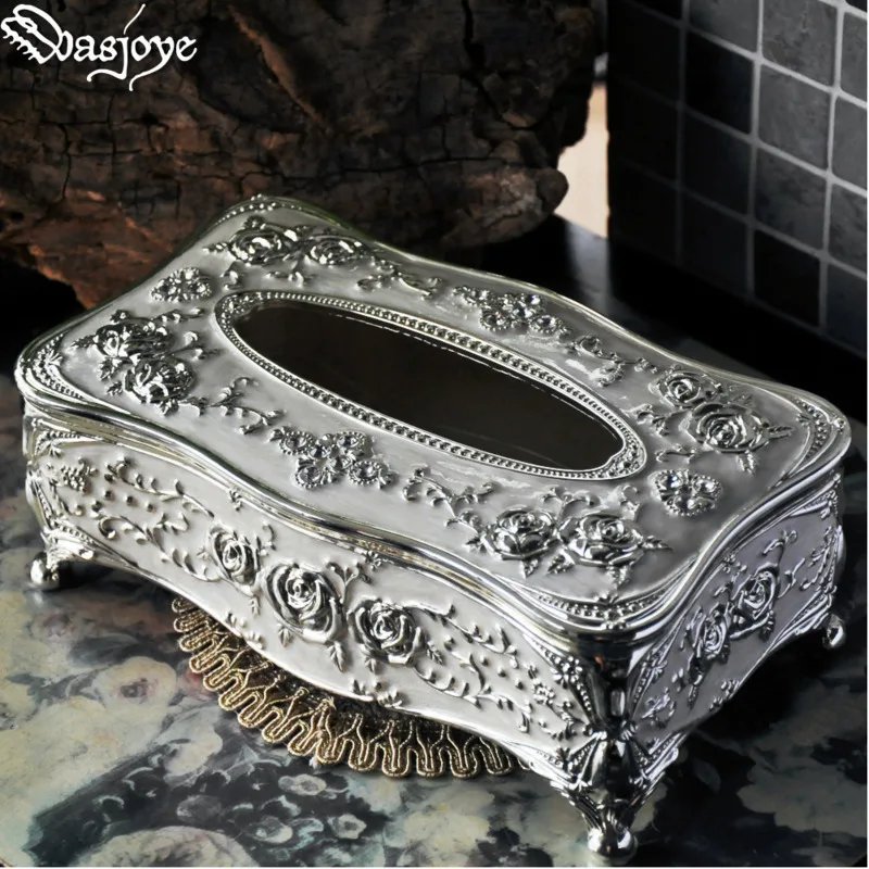 

Metal Tissue Box Originality Home Furnishing Tea Table A Living Room Restaurant Accept Box Technology Napkin Take Carton