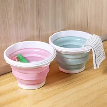 Многофункциональное складное ведро на открытом воздухе портативное ведро для мойки автомобилей рыболовное ведро для домашнего общежития ведро