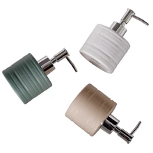 Керамическая бутылка для лосьона для ванны в бутылках мыло диспенсер для отеля для мытья рук Бутылка для пресса Туалет шампунь