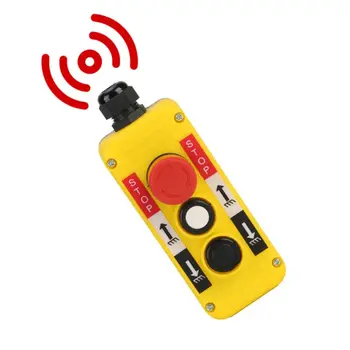 

Waterproof Industrial Push Button Switch Emergency Stop for Electric Crane Hoist Pendant Control Station