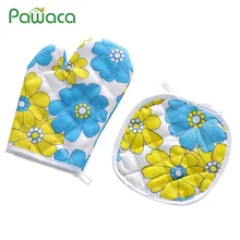 2 шт. милые кухонные прихватки для духовки Potholder толстые кухонные боксерские перчатки с мягкой подкладкой термостойкие нескользящие перчатки для готовки для выпечки и bbq Прихватки для духовки