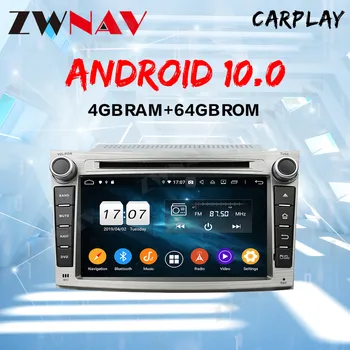 

ZWNAV Android 10 4+64GB Built-in DSP Car DVD Player multimedia Radio For Subaru Legacy Outback 2009-2014 GPS Navigation Radio