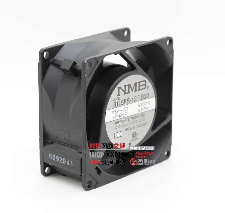 

Original new 3115FS-12T-B30 8038 115V 7W 8cm inverter industrial cooling fan
