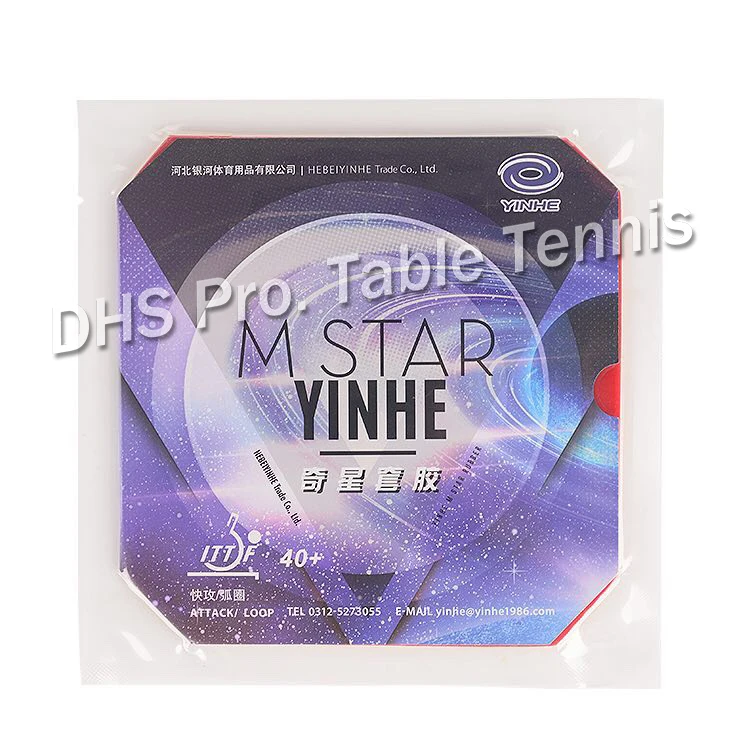 Yinhe M Star ATTACK Pips-в настольном теннисе PingPong Резина с губкой высокой плотности 40+ l Резина с губкой
