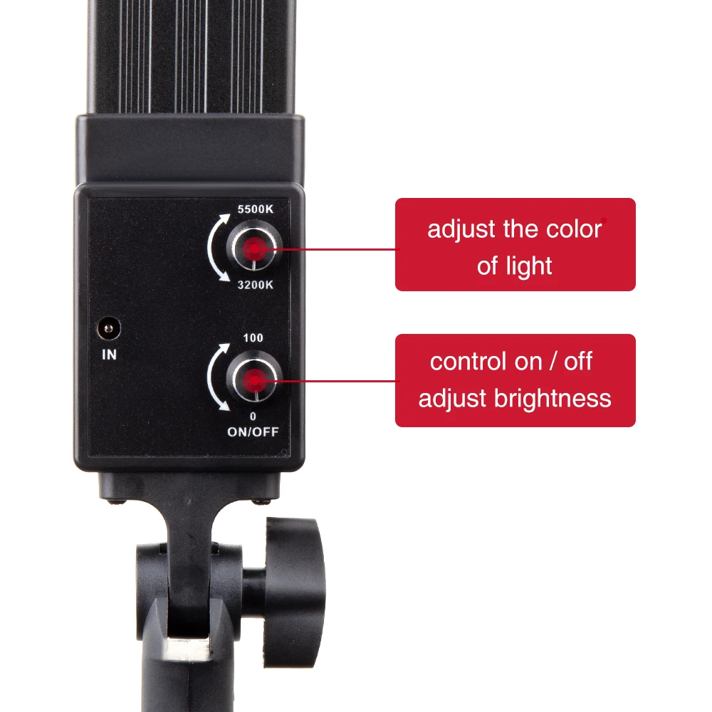 Yizhestudio 2 Packs Photography LED Studio