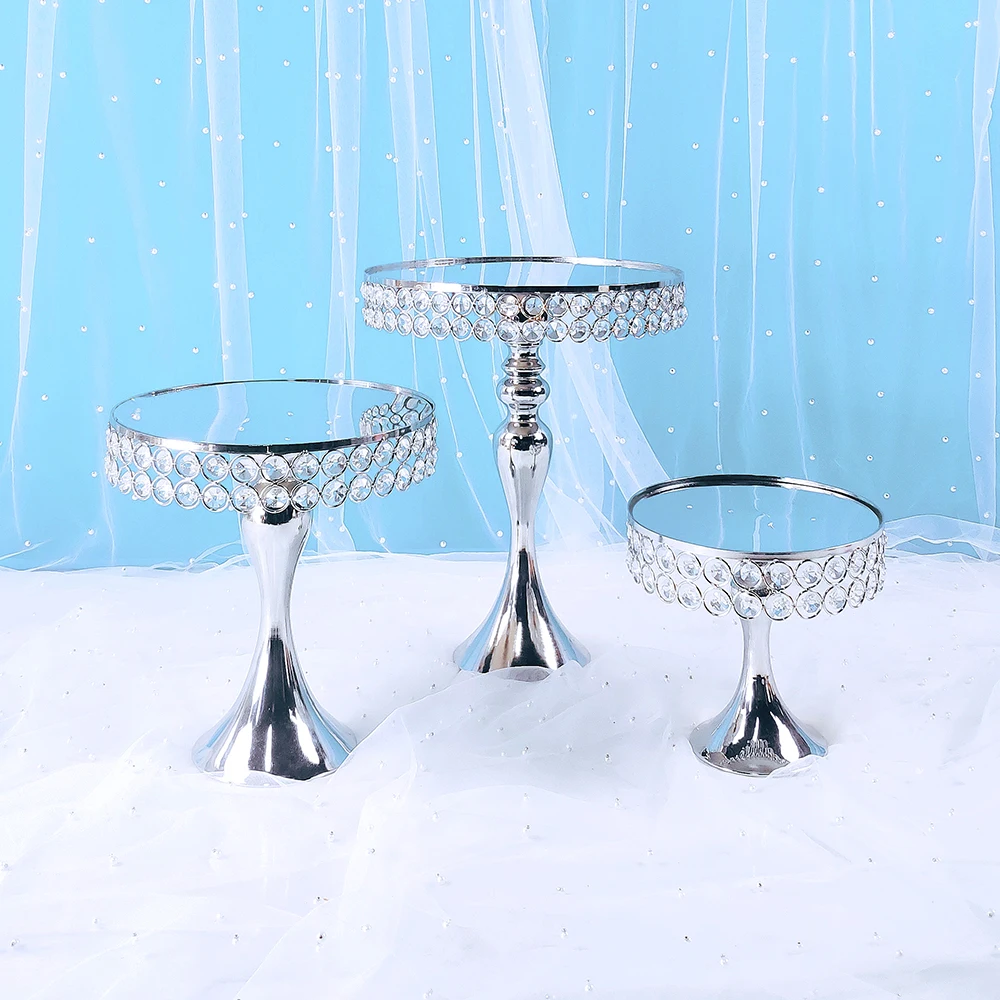 1pcs Gold and silver cupcake tray cake tools cake stand home decoration dessert table decorating party suppliers Wedding Display