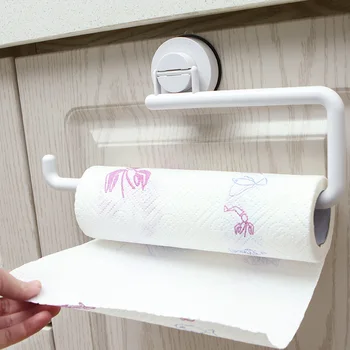 

Kitchen tissue rack sucker hanging rack punch-free roll towel receiving rack paper rack napkin