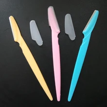 3 Pcs Small Professional Trimmer Safe Blade Shaping Knife Eyebrow Blades Face Hair Removal Scraper Shaver Makeup Beauty Tools