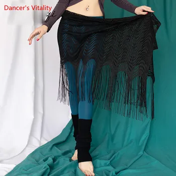 

New Tassels Belly Dance Costume Hip Scarfs Tribal Triangle Tassel Belt Dancing Apparel