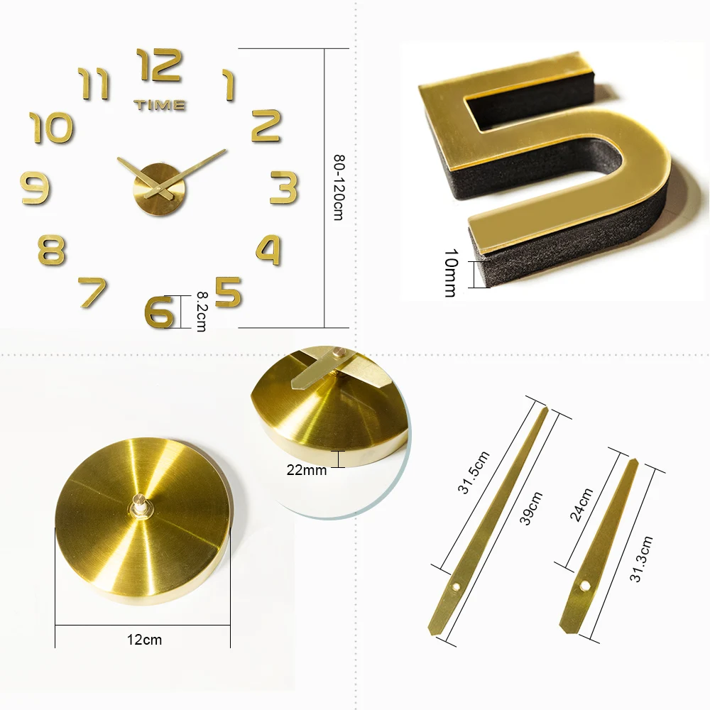 DIY 12v Digital Large Wall Clock Home Decoration Mirror Wall Clock Sticker Vinyl Modern Design Clock on The Wall for Living Room DIY 12v Digital Large Wall Clock Home Decoration Mirror Wall Clock Sticker Vinyl Modern Design Clock on The Wall for Living Room 5