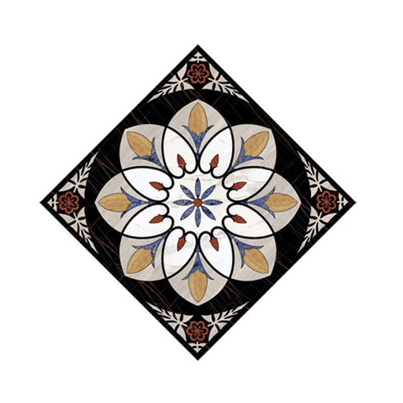 10 Pcs 8x8cm PVC Ceramic Tile Stickers For Living Room home decoration Self Adhesive 3D Diagonal Floor Wall | Дом и сад