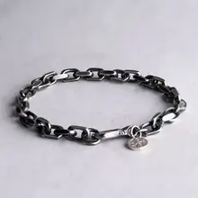 Тайский серебряный браслет для мужчин из стерлингового серебра властное винтажное модное ювелирное изделие mygrillz