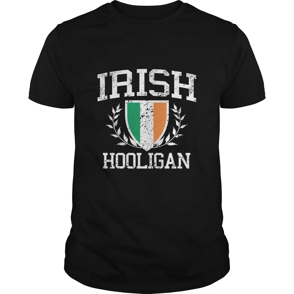 Men tshirt IRISH Hooligan Team Fan Hot 2017 T-Shirt(1) cool Printed T-Shirt tees top | Мужская одежда