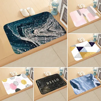 

New Style Nordic Abstract Mat Living Room Rug INS-Style Simple Living Room 3D Printed Mat Bedroom Rug