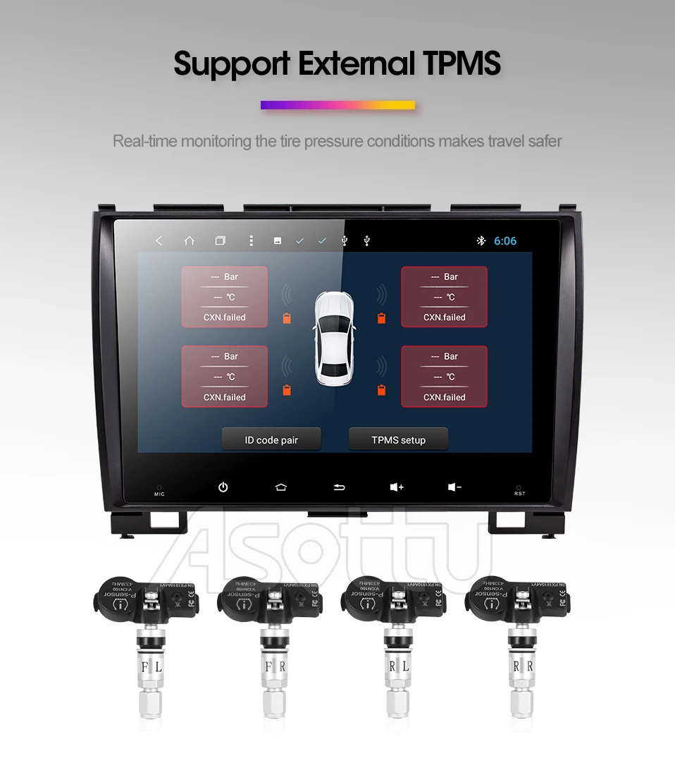 Best Asottu CH59081 PX30 android 9.0 car dvd for Haval Hover Great Wall H5 H3 car radio gps naviagtion car multimedia dvd player 16