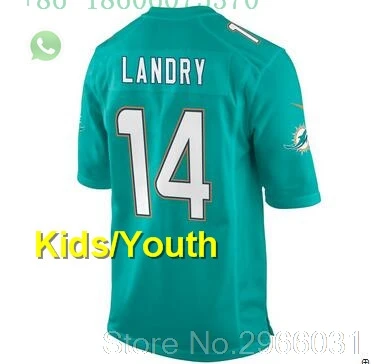 for kids youth А+++ качественные детские Молодежные джарвисы Лэндри 14 Minkah Fitzpatrick 29 ryan tannehilt 17 jersey - Цвет: for kids youth