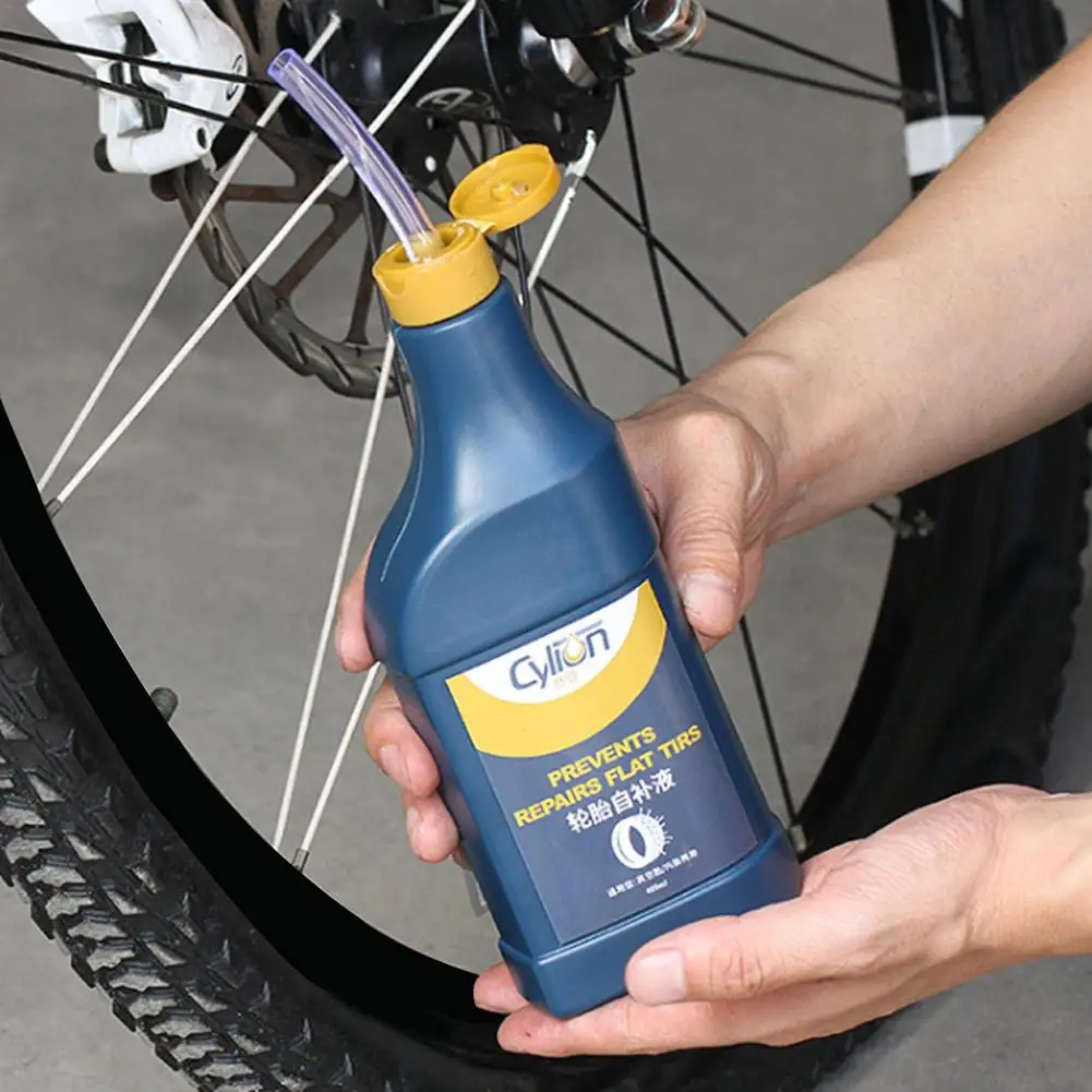 400ML Bike Tire Sealant Tyre Repair Sealer Electric Vehicle Self-refilling Tool For Prevent Flat Accessories | Спорт и развлечения