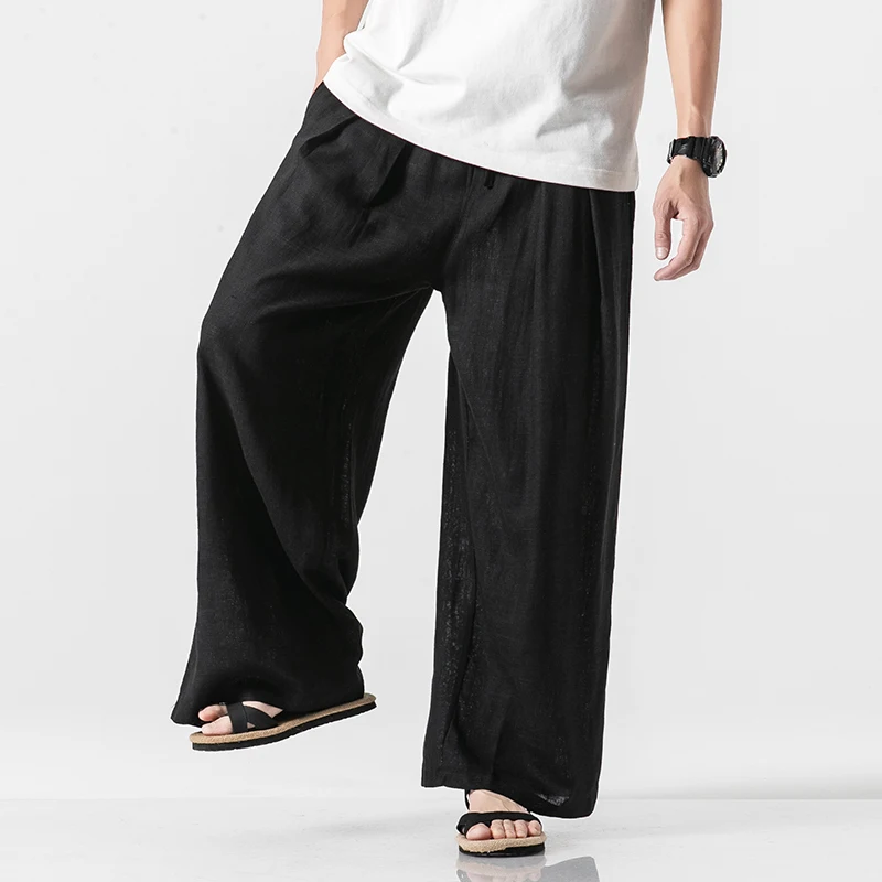 

2021 Loose Mens Casual Trousers Harem Pants Streewear Solid Color High Quality Jogging Sweatpants Male Oversized Fashion 5XL