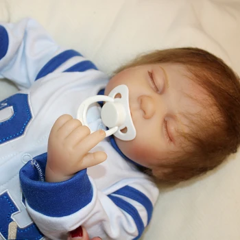 

22'' Series SDK Adorable Reborn Baby Doll Brain-Training Toy For Children Educational Toys Birthday Gift - Cloth Body (SDK-71R1)