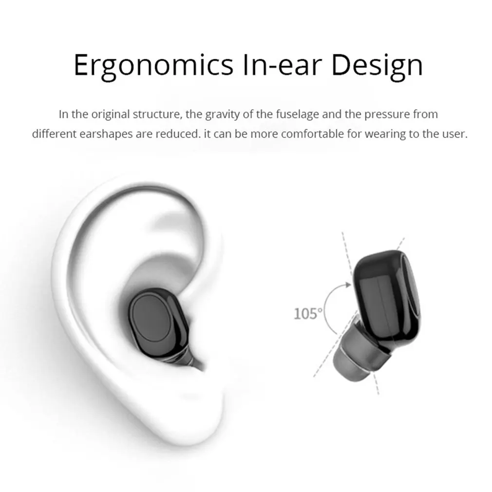 Беспроводные гарнитуры Handfree Bluetooth наушники X11 мини спортивные наушники с шумоподавлением для телефонов Android IOS