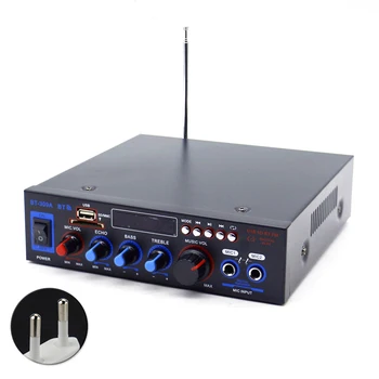 

Digital LCD Display Power Amplifier Mini Portable Home Theater Audio Speaker With Remote Control FM Iron Wireless Bluetooth HIFI