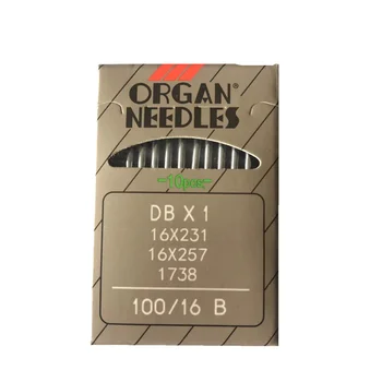 

Wholesale 10pack/lot 100pcs ORGAN Sewing Needles Industrial Sewing Machine DBx1 9/11/14/16/18 Needle For Brother Juki Singer