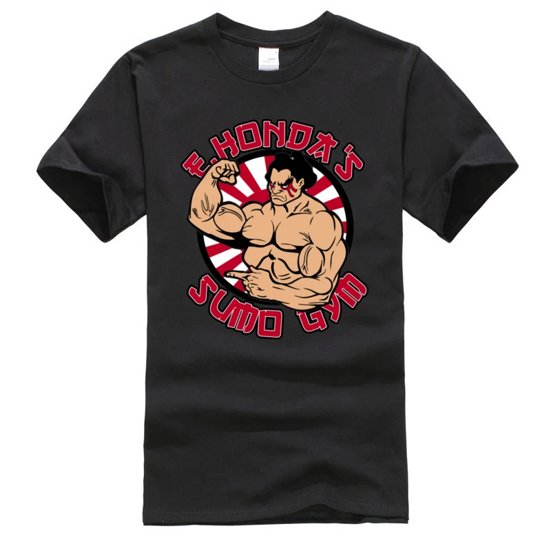  Fitness Tight Tops T Shirt Coupons Short Sleeve Student T-Shirt TpicOriginaltitle Cool NEW YEAR DAY Sweatshirts Crewneck E.Honda_s_sumo_gym_1372 black