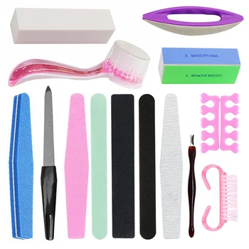 

Nail File Buffer Block Sanding Grinding Polishing Buffing Nail File for UV Gel Nail Art Brush Celaning Dust Manicure Tool