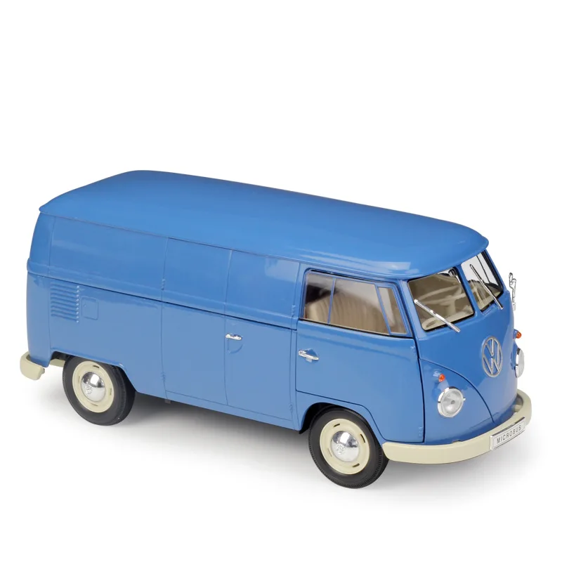 Металлическая Модель WELLY 1:18 автомобиль Volkswagen Van ретро принт T1 автобус литой