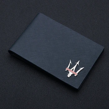 

2020 Maserati Driving President GT Driving License Leather Case Men's Driving Card Holder Passport Cover Tarjetero