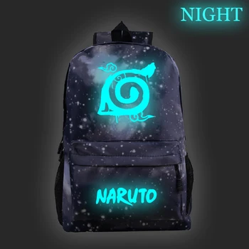 

Anime NARUTO Luminous Galaxy Backpack School Bags for Teenagers Boys Girls Travel Backpack Laptop Backpack Back to School Gift